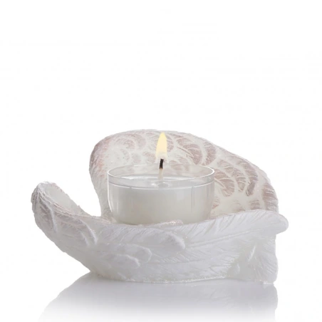 Tealight Candle in Holder “Angel Wings”