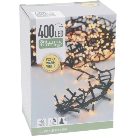 LED lampiņu virtene, 800 cm, 400 LED