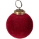 Christmas Tree Ornament, 50 mm, Red Color, Glass