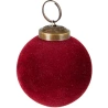 Christmas Tree Ornament, 50 mm, Red Color, Glass