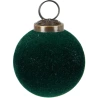 Christmas Tree Ornament, 50 mm, Green Color, Glass