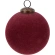 Christmas Tree Ornament, 100 mm, Cherry Color, Glass