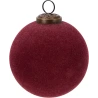 Christmas Tree Ornament, 100 mm, Cherry Color, Glass