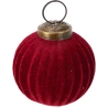 Christmas Tree Ornament, 50 mm, Red Color, Glass