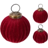 Christmas Tree Ornament, 50 mm, Red Color, Glass