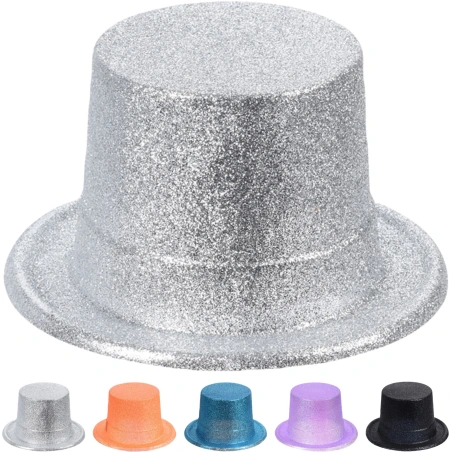 Shiny Festive Hat, 12×13×16 cm, Assorted Colors