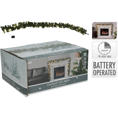 Girlianda, 30 LED, 270 cm