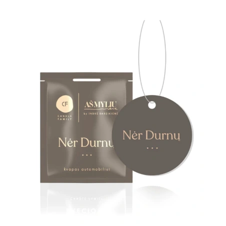 Automašīnas gaisa atsvaidzinātājs “Es mīlu sevi - Nav muļķu” by Indrė Bareikienė