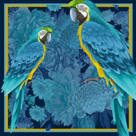 Pakavimo popierius, dvipusis (viena pusė įvairiaspalvė, kita - oranžinė), 53×53 cm, 1 pak. - 10 lapų