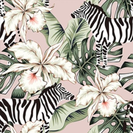 Wrapping Paper, Double-Sided (One Side Multicolored, the Other Brown), 53×53 cm, 1 Pack - 10 Sheets