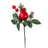 Artificial Branch With Pomegranate And Berries, 18 cm