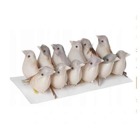 Clip-On Birds, 4,5×9 cm, 1 pk - 12 pcs.