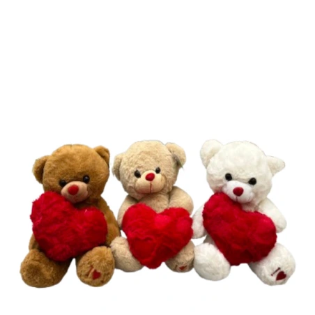 Teddy Bear with Heart, 24×25 cm