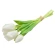 Artificial Tulips, 5 pcs, H-28 cm, White