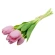 Artificial Tulips, 5 pcs, H-28 cm, Pink