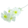Artificial Cosmos Flower, H-60 cm, White-Yellow