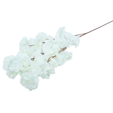 Artificial Apple Branch, H-90 cm, white