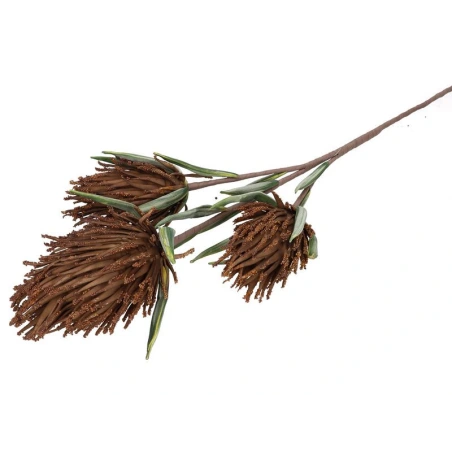 Mākslīgā puķe, h-85 cm, brūna krāsa