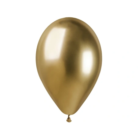 Balloons, Metallic Gold, 13" (33 cm), 1 pack - 5 pcs.
