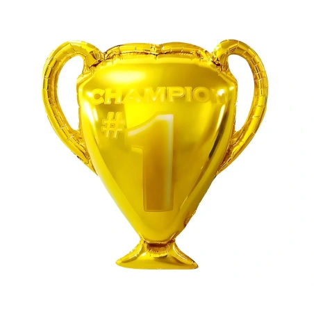 Foil Balloon "Champion Trophy", 50×48 cm