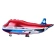 Foil Balloon „Red Airplane“, 28×75 cm