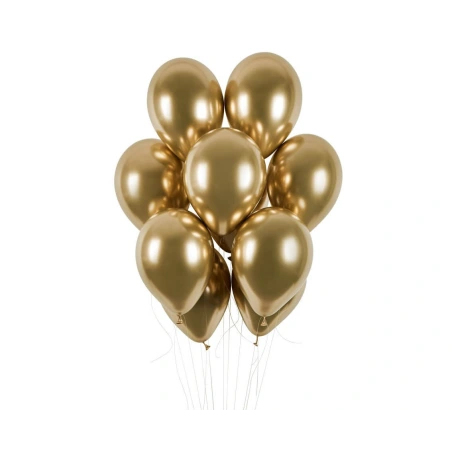 Balloons, 13" (33 cm), Gold Color, 1 Pack – 50 pcs.