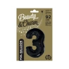 Foil Balloon “Beauty & Charm” “Number 3”, 92 cm
