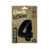 Folio balionas „Beauty & Charm“ „Skaičius 4“, 92 cm