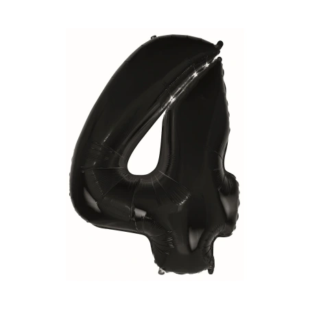 Folijas balons “Beauty & Charm” “Skaitlis 4”, 92 cm