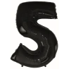Folijas balons “Beauty & Charm” “Skaitlis 5”, 92 cm