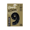 Foil Balloon “Beauty & Charm” “Number 9”, 92 cm