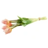 Latex Tulips, 7 pcs., h-46 cm, light pink color  Latviešu valoda: