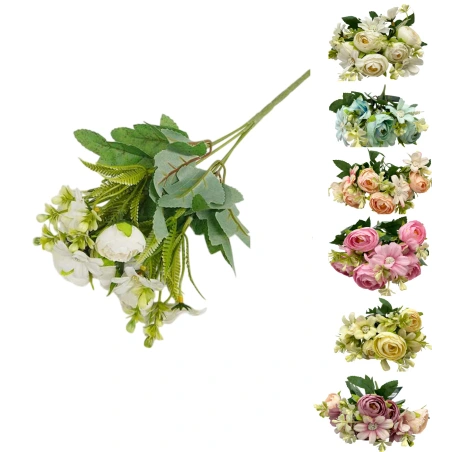 Artificial Flower Bouquet, h-30 cm
