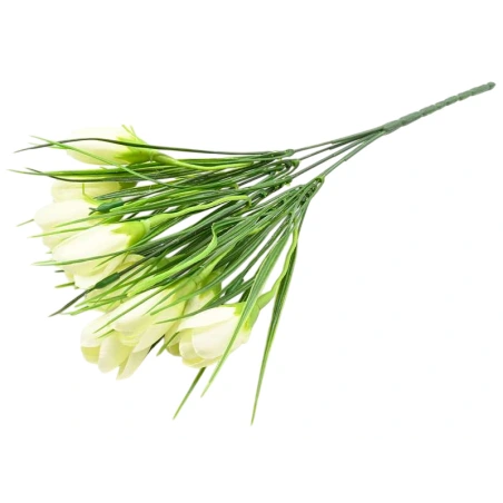 Kroku pušķis, h-30 cm, baltā krāsā