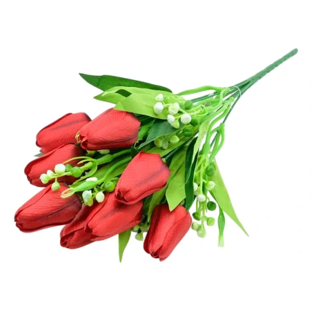 Tulip Bouquet, h-40 cm, pink color