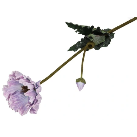 Artificial Poppy,  Purple, h-105 cm