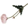 Artificial Poppy, Light Pink, h-105 cm