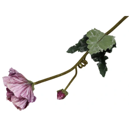 Dirbtinė aguona, tamsiai violetinės spalvos, h-105 cm