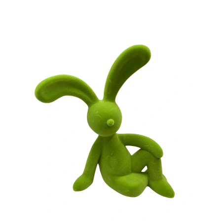 Kiškis, h-38 cm, žalios spalvos