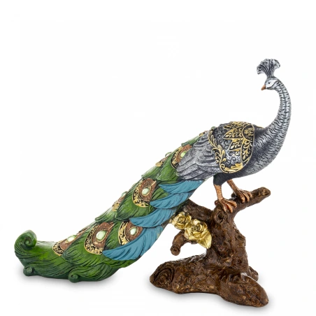 Peacock Figurine, 25×31×10 cm
