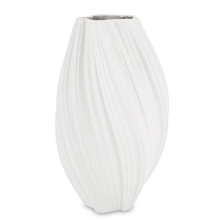 Vase, 34×19×19 cm, White
