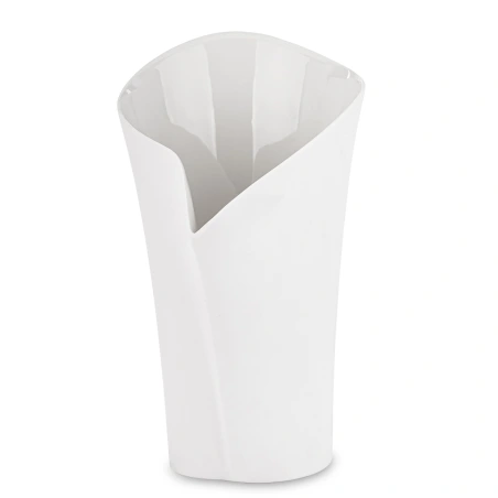 Vase, 32,5×19×19 cm, White