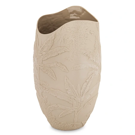 Vāze, 36×19×16 cm, smilškrāsas