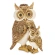 Owl With Owlet Figurine, 23×16×10 cm