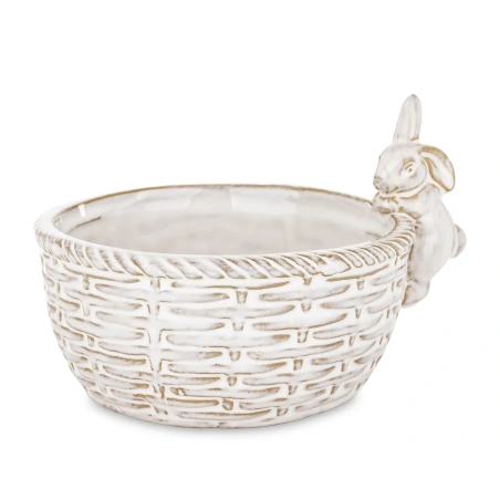 Bowl With Bunny, 10.5×16.5×14 cm