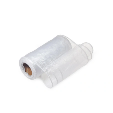 Organza, 12 cm × 9 y (~8 m), baltos spalvos