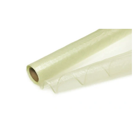 Organza, 40 cm × 9 y (8,2 m), kreminės spalvos