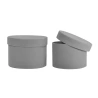 Boxes, Grey Color, 1 Set – 2 pcs., 12.5×17 cm, 11×15 cm