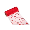 Organza With Hearts, 12 cm × 9 y (8.2 m)