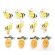 Stick-On Decorations “Bees”, 4 cm, 1 pack – 12 pcs